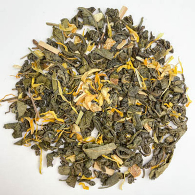 Зеленый чай BERRY-TEA "Зеленый цитрус"  | 18гр под стакан | Эконом