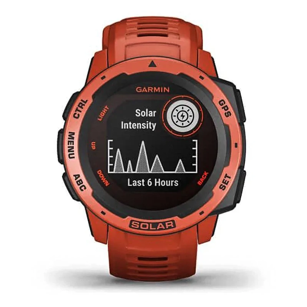 Смарт-часы GARMIN INSTINCT Solar Flame Red, 010-02293-20