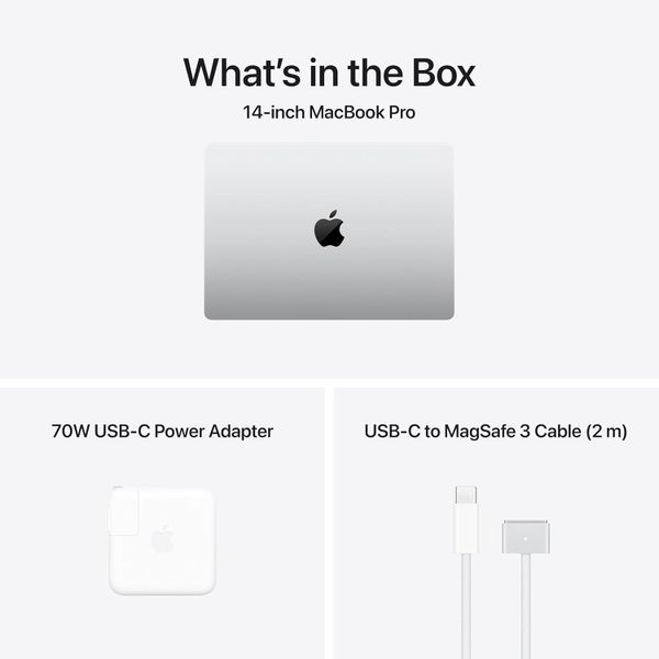 Ноутбук Apple MacBook Pro 14 2026 MGDN4LL/A (M5 Pro 15-Core CPU, GPU 16-Core, 24 ГБ, 1 ТБ), серебристый