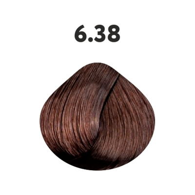 6.38 крем-краска KAARAL AAA Color Collection темный блондин золотисто-коричневый - 100 мл.