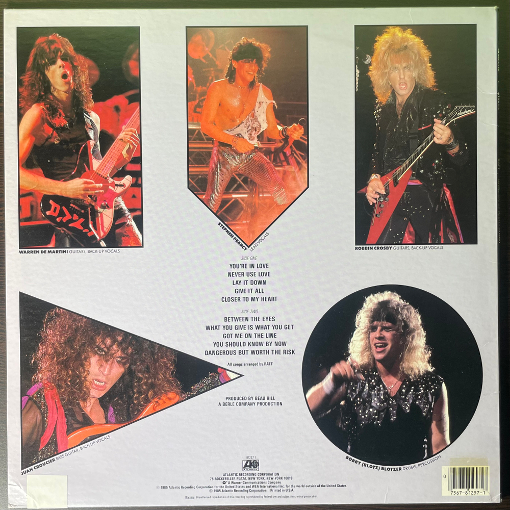 Ratt ‎– Invasion Of Your Privacy (США 1985г.)