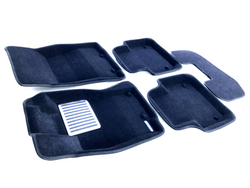 Коврики салона для JAGUAR XJ (2014-) Euromat 3D Lux черные. Арт. EM3D-002754