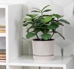 Кашпо СТРИП круглое D=200мм 3,9 л с поддоном М3248