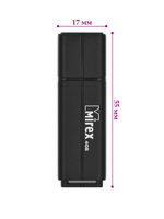 Флэш-карта Mirex USB Flash Drive Line Black 4 GB