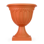 Вазон Олимпия 12л на высокой ножке, коричневый