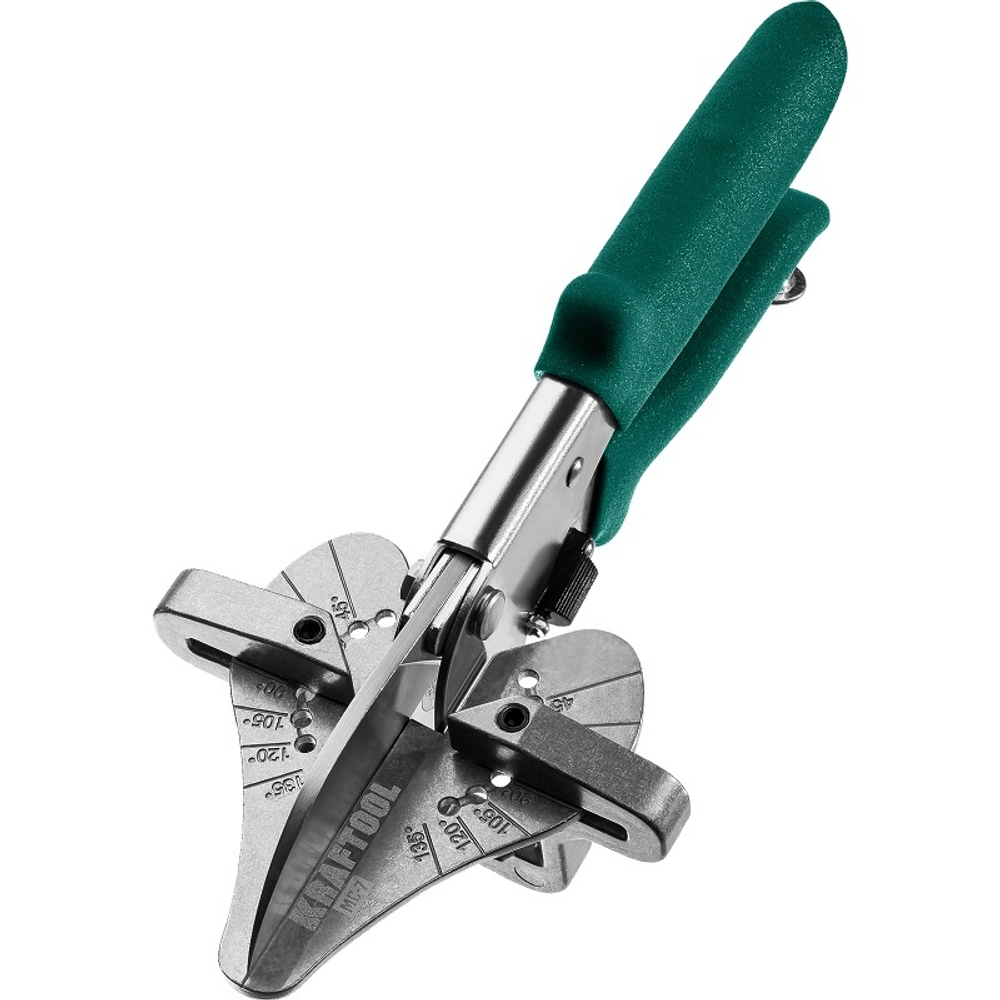 Ножницы KRAFTOOL 220 мм, для пластмассовых и резиновых профилей угловые MC-7