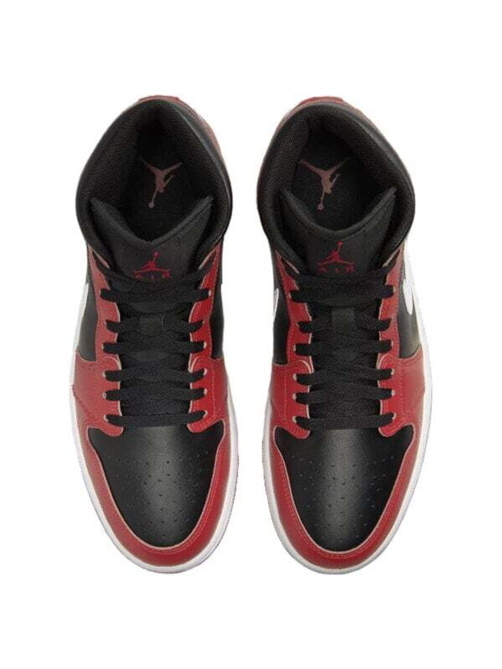 Кроссовки Jordan 1 Mid 'Gym Red Black White'