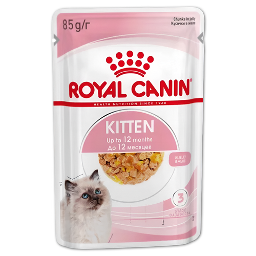 Royal Canin корм консервированный для котят кусочки в желе