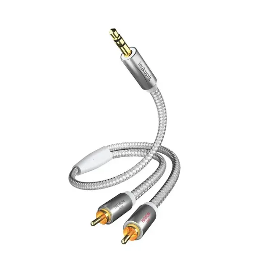 Inakustik Premium MP3, 3.5 мм <> 2RCA, 5 м