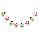 Растяжка бумажная «Веселые снеговички» 3 м