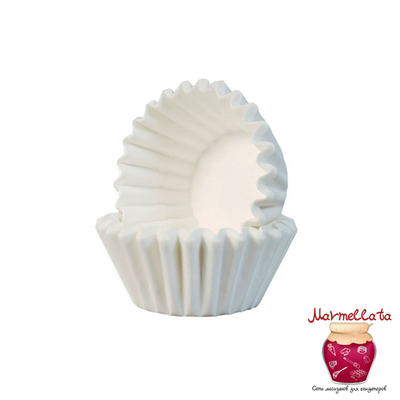 Тарталетки круг 3D белые (30*15 мм). 200 шт.