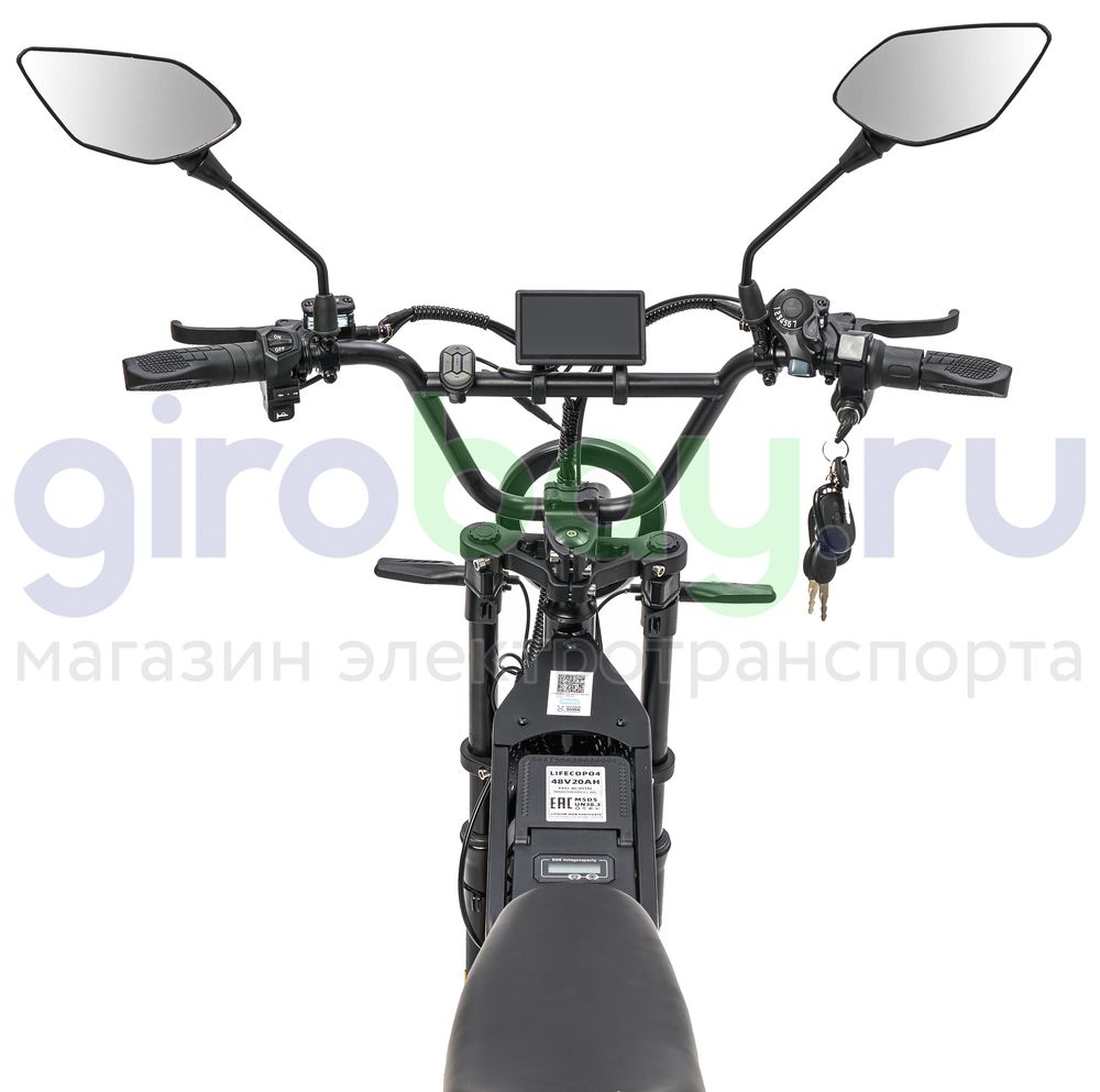 Электровелосипед Minako APEX (48V/20Ah) - Желтый фото №7