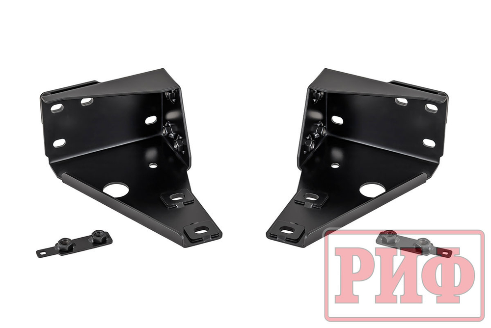 Бампер силовой задний УАЗ Буханка с фонарями, возможностью установки фаркопа, лифт 65 мм РИФ