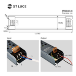 ST022.024.36 Блок питания для светодиодной ленты ST-Luce