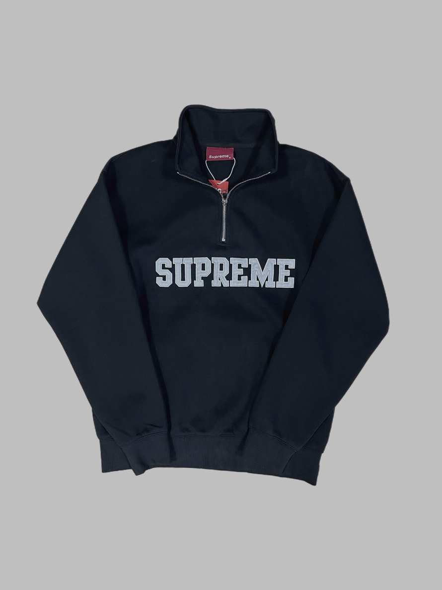Свитшот на молнии Supreme #B622 (чёрн.)