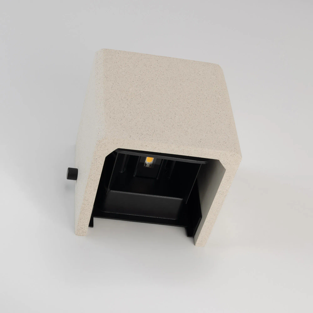 Светильник LGD-PERAN-WALL-S120x120-6W Warm3000 (WH, 0-80 deg, 230V) (Arlight, IP65 Бетон, 3 года) 058169