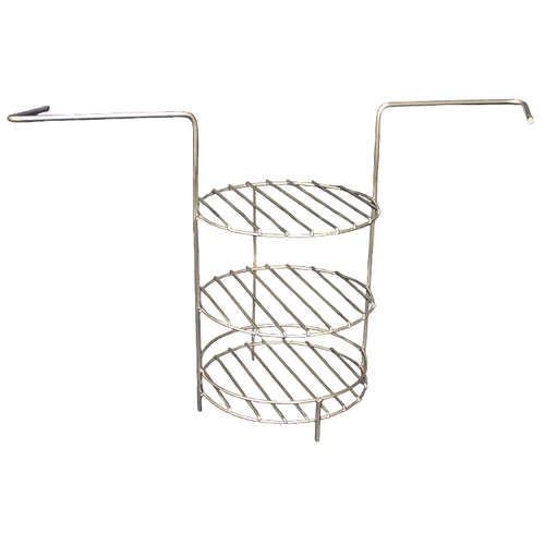 Этажерка с ручками 3х ярусная с доп. кольцом D180*H290