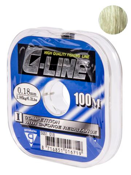 Леска монофильная Gamakatsu G-Line COMPETITION 100/018