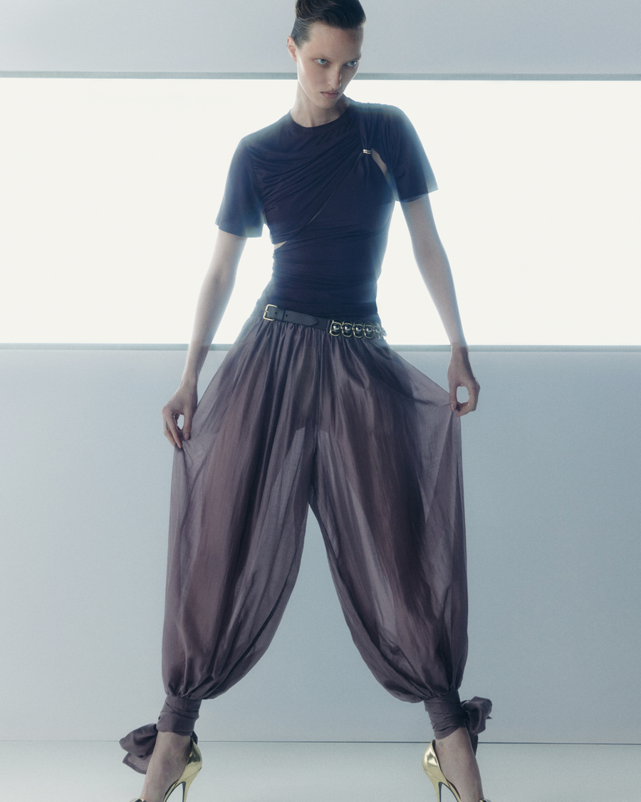 Брюки Лея с бантами