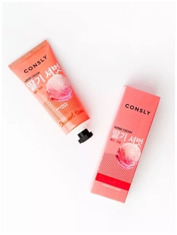 Consly Крем для рук с ароматом клубничного сорбета - Dessert time strawberry sorbet, 100мл