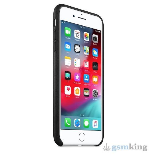 Leather Case iPhone 8/7 Plus  Black (Чёрный)