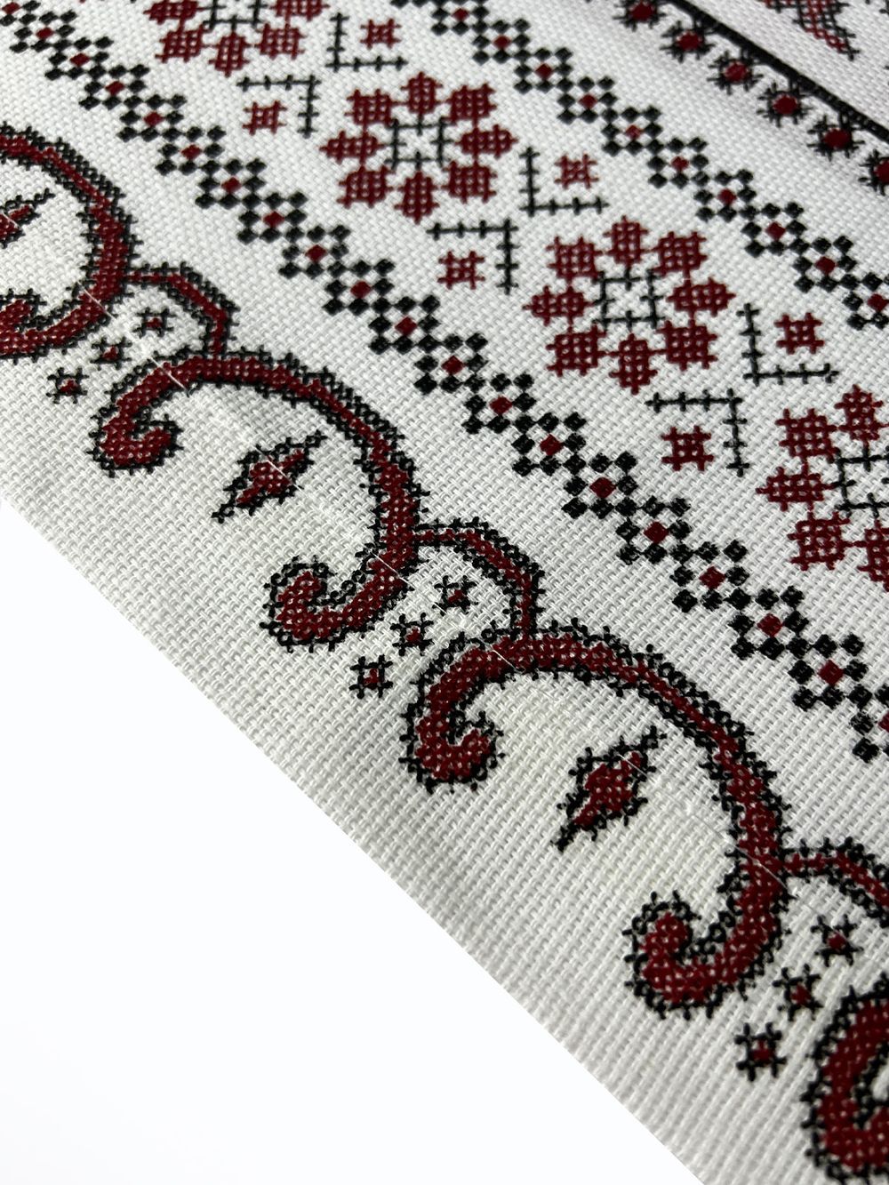 Штора из рогожки Сказка"Русские узоры" 145х180 см 1 шт