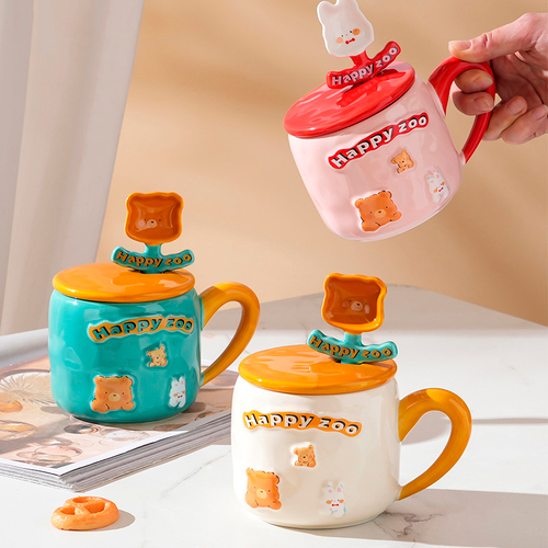 Керамическа кружка "Happy Zoo", 450 мл
