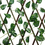 Забор декоративный «Изящная изгородь» при ширине при ширине 2 м высота 0,4 м (h-0.7м в сложенном), Зеленый