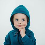 Комбинезон с карманами "Синий камень" утепленный