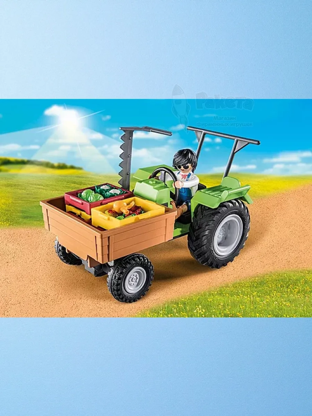 Набор Комбайн с прицепом Playmobil 71249