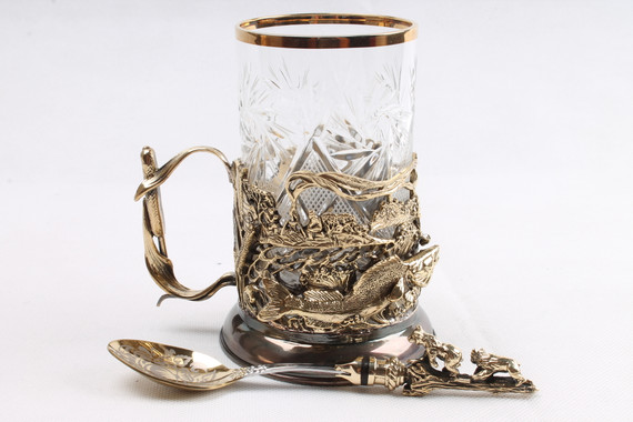 Подарочный подстаканник &quot;Рыбак&quot;