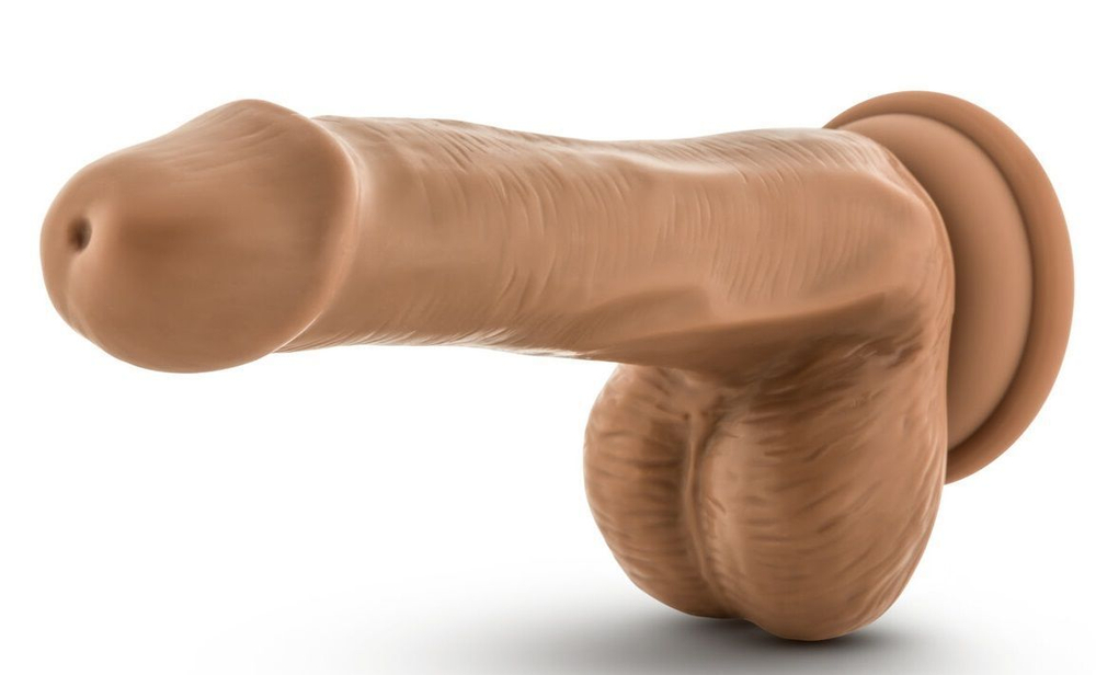Кофейный фаллоимитатор Captain Mike - 15,24 см. (Цвет: кофейный)