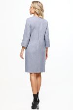 Платье серое с карманами DStrend (Акция)