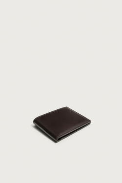 ZARA КОЖАНЫЙ КОШЕЛЕК, КОРИЧНЕВЫЙ