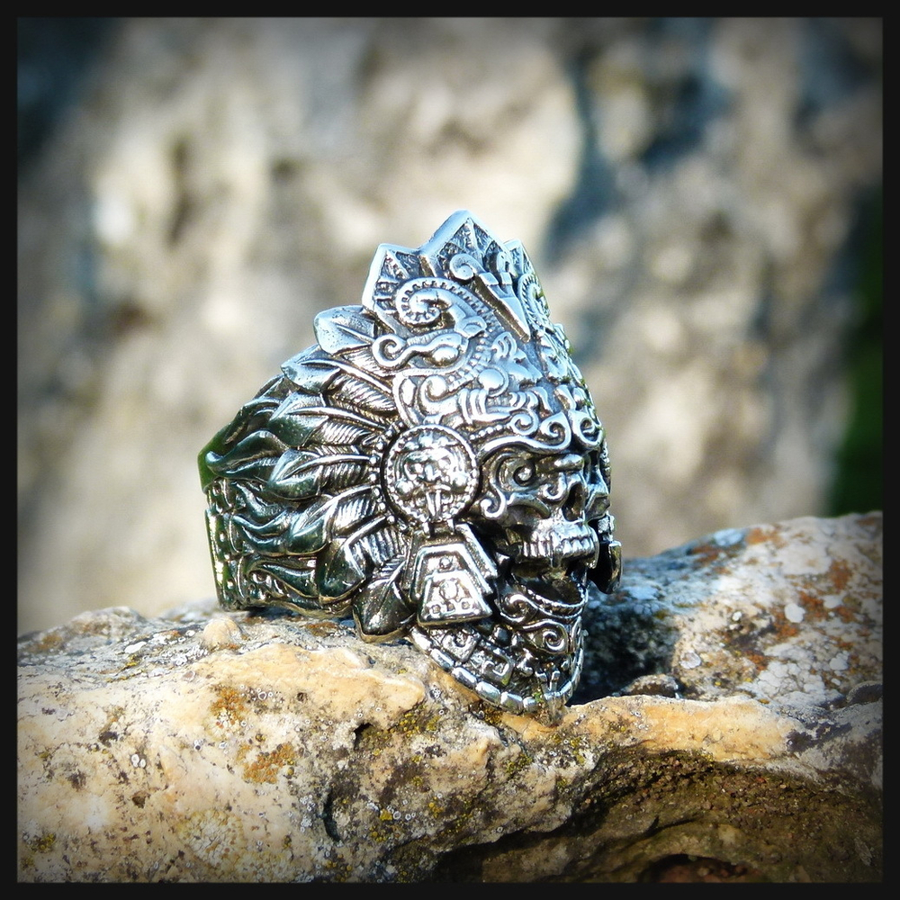 Кольцо "Жрец" мельхиор , чернение