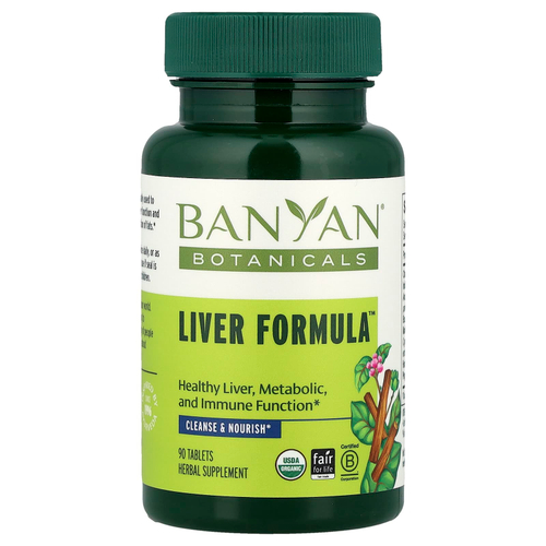 Banyan Botanicals, Liver Formula ™, 90 таблеток