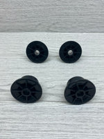 Колесо для мебели ролик для дивана диаметр 48 мм отверстие 10 мм 4 шт