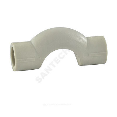 Скоба PP-R серая Дн 20 внутренняя пайка обводная с муфтами VALFEX 10170020Г