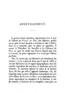 Les Fleurs du Mal (Large Print Edition) (French Edition) | Charles Baudelaire