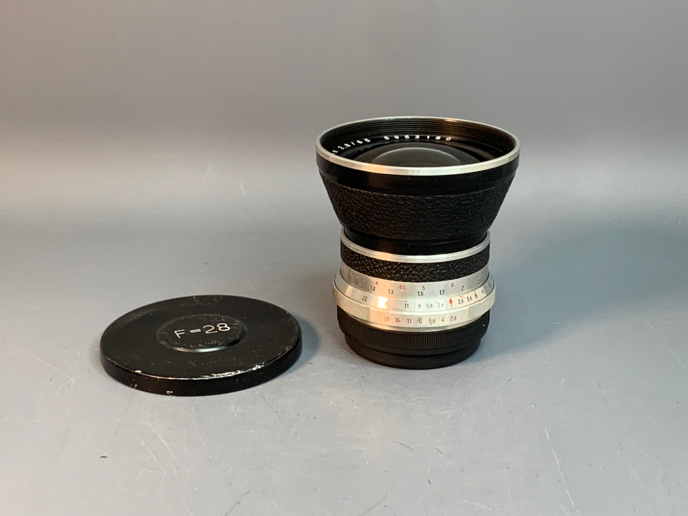 Flektogon 2.8/65mm внутри налет