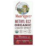 MaryRuth's, органический метилкобаламин, жидкий спрей, со вкусом клубники, 720 мкг, 30 мл (1 жидк. унция)