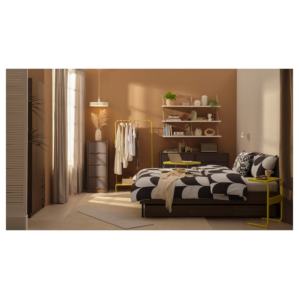 Вешалка напольная IKEA BRUKSVARA (БРУКСВАРА), Желтый, 78х147 см