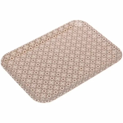 Поднос бамбуковый «Eco Life» 29*20см, цветы