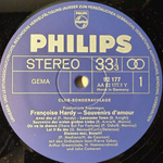 Francoise Hardy ‎– Souvenirs D'Amour (Германия 1970г.) Club