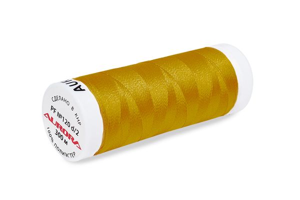 Нитки для креативных работ Aurora №120, 300 м, цв. PF563, 5 катушек