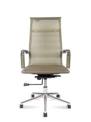 Кресло офисное Норден / Хельмут / (bronze) сталь + хром / бронзовая сетка