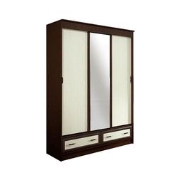 Шкаф-купе "Ронда" ШККР 1500.1 (венге\дуб молочный), ДСВ-Мебель, г. Пенза