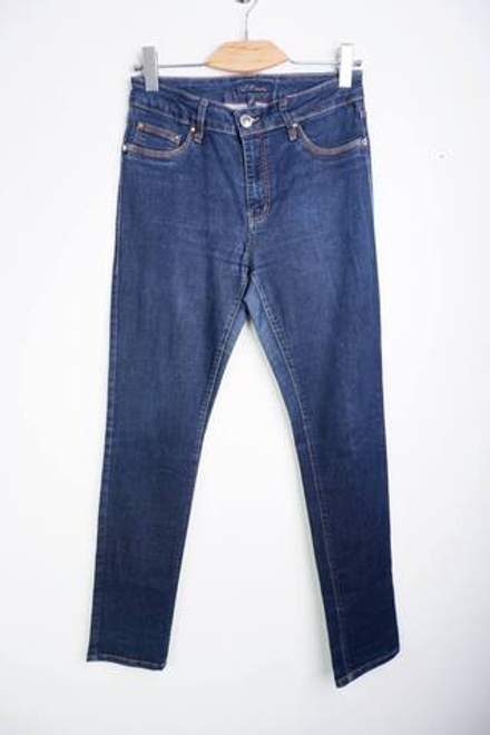 Джинсы модного оттенка, визуально на 44/46 размер