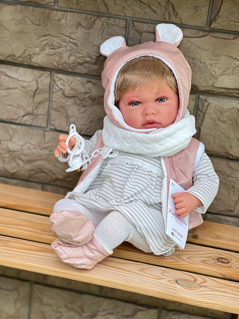 Кукла Marina and Pau 45cм ANE мягконабивная в пакете (1255K)