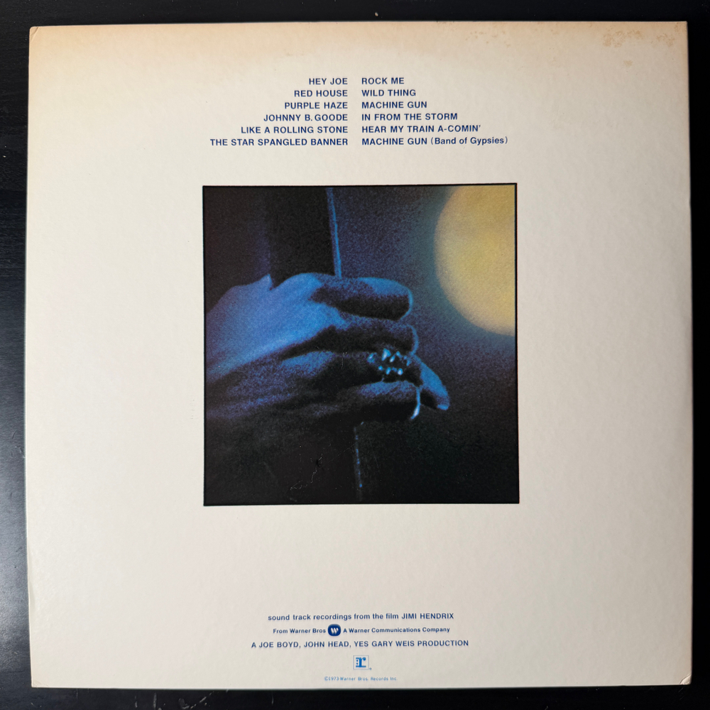 Jimi Hendrix ‎– Sound Track Recordings From The Film "Jimi Hendrix" 2LP (Япония 1979г.)Т
